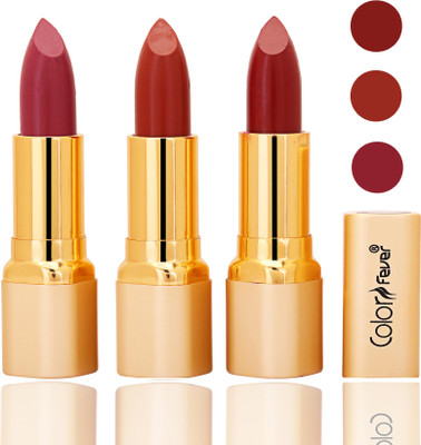 

Color Fever lipstick with Vitamin E, Enriched soft and smooth matte(mauve, dry orange, mauve, 12 g)