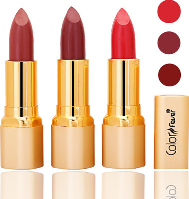 

Color Fever lipstick with Vitamin E, Enriched soft and smooth 9 to 5 matte(mauve, mauve, red, 12 g)
