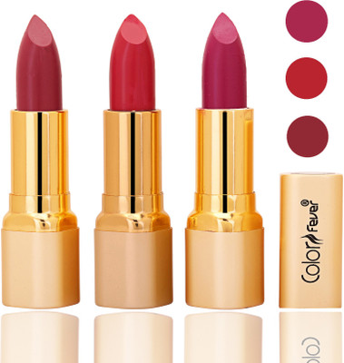 

Color Fever lipstick with Vitamin E, Enriched soft and smooth matte(mauve, neon, purple, 12 g)