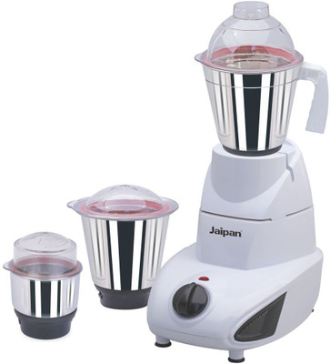 

Jaipan JPWM0075 550 W Mixer Grinder(White, 3 Jars)
