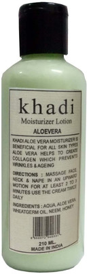 

Khadi Herbal Aloevera Moisturizer Lotion(210 ml)
