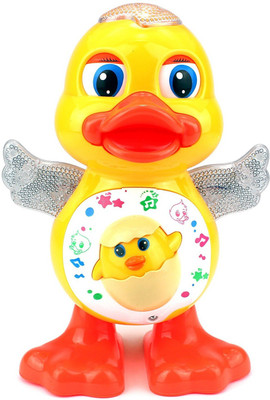 

Flipzon Dancing Duck with Music Flashing Lights and Real Dancing Action(Multicolor)