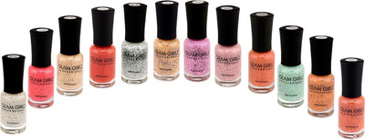 

Glam Girlz Crumble Nail Polish Combo Multi-colour(Pack of 12)