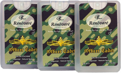 

Renovare Officer Cadet (Set of 3) Eau de Cologne - 18 ml(For Men)