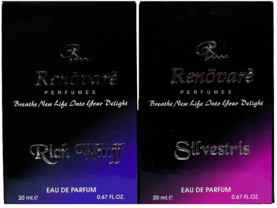 

Renovare Rich Whiff & Silvestris (Set of 2) Eau de Parfum - 20 ml(For Men & Women)