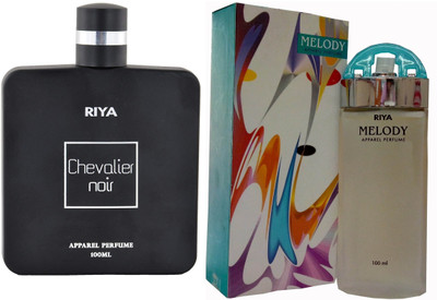 

Riya Melody Blue Apparel Eau de Perfume with Chevalier Noir Apparel Perfume - 200 ml(For Men & Women)