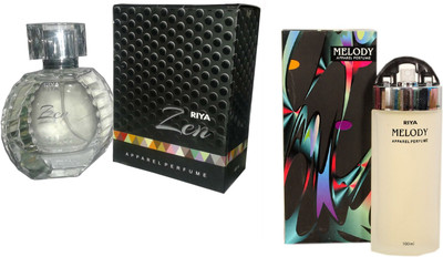 

Riya Melody Black Apparel Eau de Perfume with ZEN Eau De Perfume - 200 ml(For Men & Women)