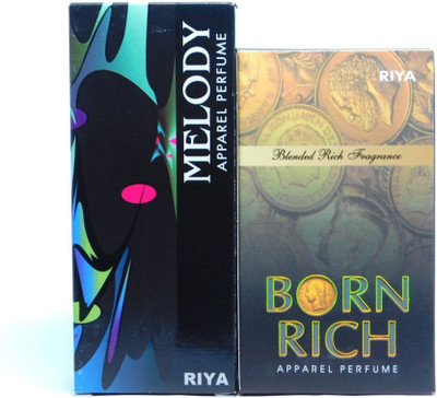 

Riya Melody Black Apparel Eau de Perfume with Born Rich Perfume - 200 ml(For Men & Women)