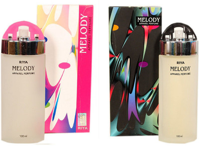 

Riya Melody Black Apparel Eau de Perfume with Melody pink Perfume - 200 ml(For Men & Women)