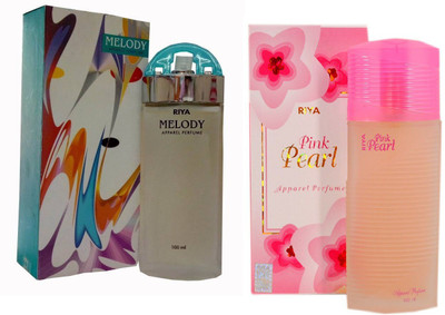 

Riya Melody Blue Apparel Eau de Perfume with Pink Pearl Perfume - 200 ml(For Women)