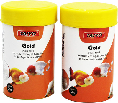 Taiyo Taiyo Gold 25 g Dry Fish Food(Pack of 2)