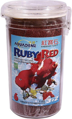 

Foodie Puppies Aquadene Ruby Red 2Liter (Vitamin and Natural - Colour Enhancer Formula) | 2 L Dry Fish Food