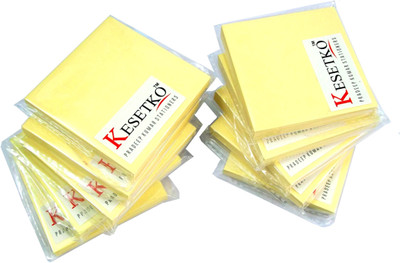

KESETKO Self Sticky Note Pads Yellow 100 Sheets 3 inch x 3 Inch 10 Pads x 100 = 1000 Sheets, 1 Colors(Yellow)