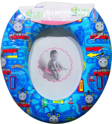 

VBaby Soft Comfortable Train Cushion Toilet Seat Trainer Seat Potty Seat(Blue)