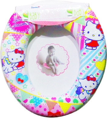 

VBaby Soft Comfortable Kitty Cushion Toilet Seat Trainer Seat Potty Seat(Pink)