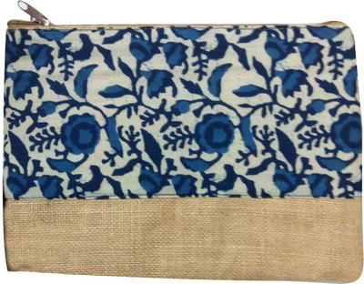 

KS Jute Pouch(Beige, Blue)