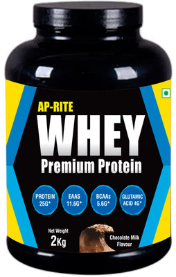 

ap rite WHEY PREMIUM 80% CONCENTRATE Whey Protein(2 kg, Chocolate)