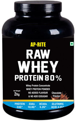 

ap rite 100% WHEY RAW CHOCOLATE FLAVOUR Whey Protein(2 kg, Chocolate)