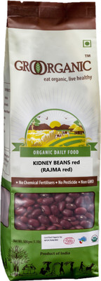 

GroOrganic Red Rajma (Whole)(500 g)