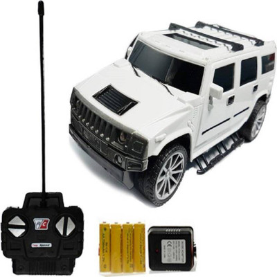 

SBJCollections Remote Control Rechargeable Hummer Car with Head Light(White)
