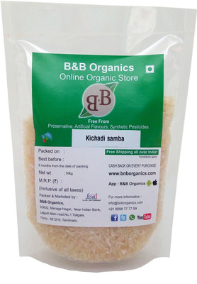 B&B Kichadi samba (10 kg) Steam Rice (Medium Grain, Parboiled)(10000 g)