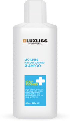 

LUXLISS MOISTURE DRY SCALP SOOTHING SHAMPOO 230ML(230 ml)