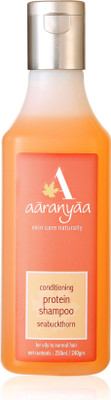 

Aaranyaa Protein Conditioning Shampoo with Amino Fruit Extract Seabuckthorn Oil Amla Bhrami and Methi to provide Damage Protection(250 ml)
