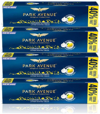 

Park Avenue Original Collection LEMON STORM Shaving Cream 84 g × 4 Pack Of Four(336 g)