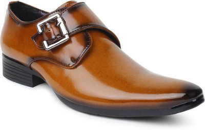 

Rjkart Monk Strap For Men(Tan