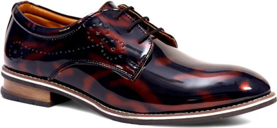 

Ostr PATENTCASUAL Party Wear For Men(Burgundy, Bb