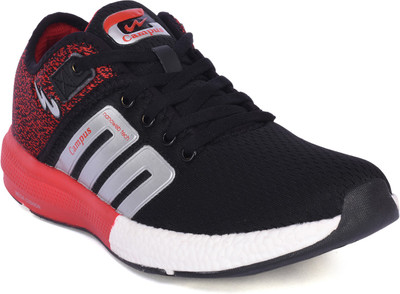 

Campus BATTLE Running Shoes For Men(Black, Red, White, Blk-red-wht-38