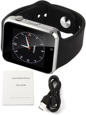 

HALA KemSmartwatch A1 Silver 8 Silver Smartwatch(Black Strap Free Size)