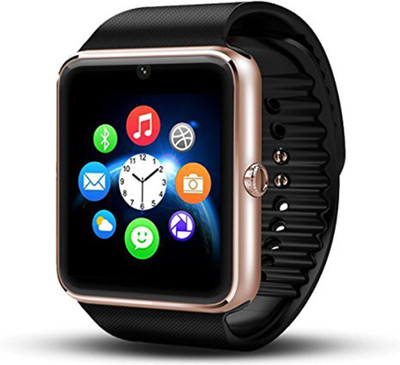 

SEGGO GT08 Brown Brown Smartwatch(Black Strap Medium)