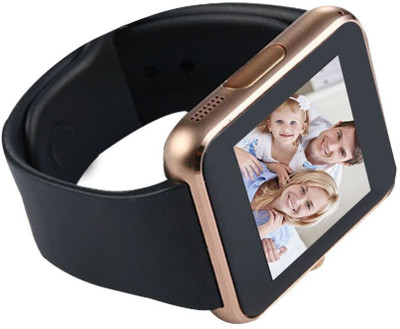 

SEGGO Bluetooth T08 Certified Smartwatch with Camera and SIM Card Support for Android and iOS Smartphones Smartwatch(Black Strap Medium)