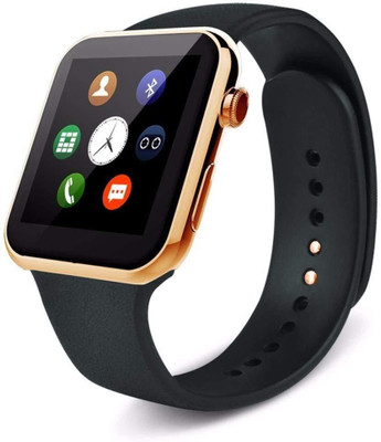

AMBLINK A9 Heart Rate Monitor Smart Watch Fitness Tracker with HD DP Bluetooth Compatible Smartwatch(Gold Strap 30)