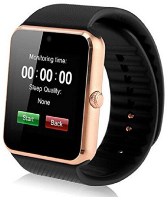 

SEGGO Bluetooth GT08 Brown Smartwatch(Black Strap Medium)