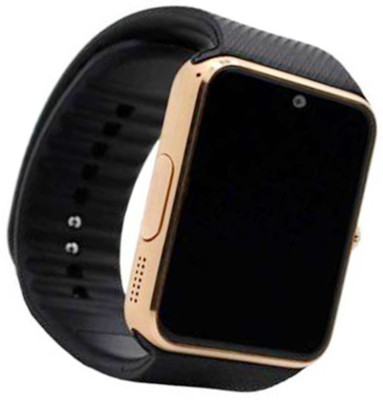 

SEGGO GT08 Brown Wrist watch For All Smart Phone Supp. Memory Card & Sim Brown Smartwatch(Black Strap Medium)