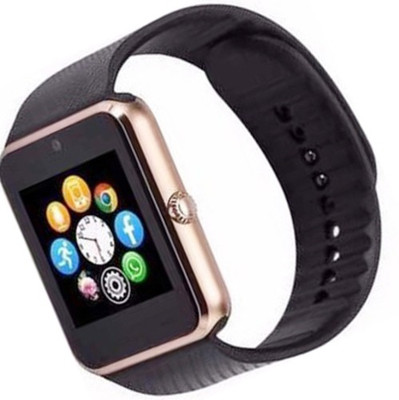 

SEGGO Bluetooth GT08 Brown Wrist watch Compatible For All Smarphones Brown Smartwatch(Black Strap Medium)