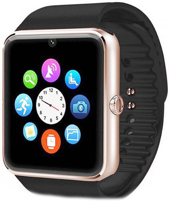 

SEGGO GT08 Brown Ce Brown Smartwatch(Black Strap Medium)