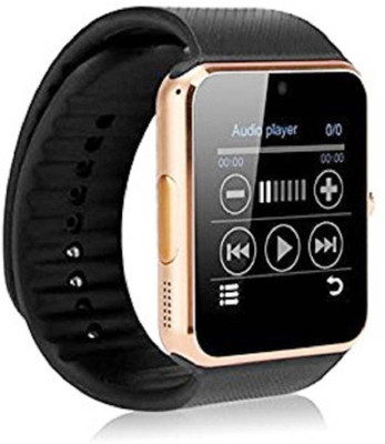 

SEGGO Bluetooth GT08 Brown Wrist watch Compatible For 4G Handset Brown Smartwatch(Black Strap Medium)