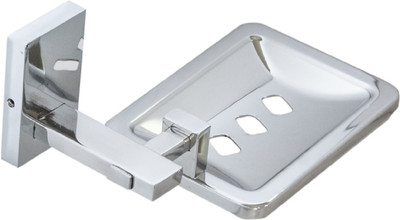 

Zaradise Dexa Bathroom Accessories - Harmonium - Bathroom Double Soap Rack/Holder/Stand/Case(Silver)