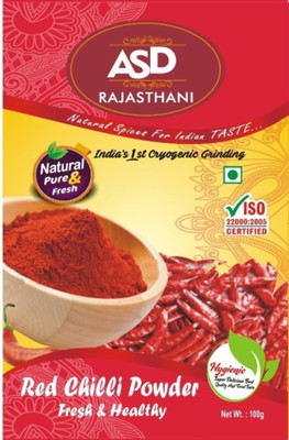 

ASD Rajasthani Chilli Powder Masala-Red 100g - Pack of 4(4 x 25 g)