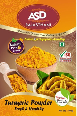 

ASD Rajasthani Turmeric powder 100g - Pack of 10pcs(10 x 10 g)