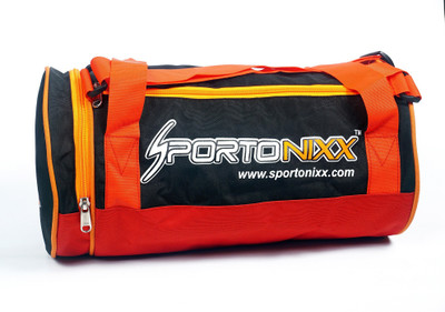 

Sportonixx | Gym Drive Pro | Lifestyle | Round kit bag sport kit bag(Black, Kit Bag), Black;red