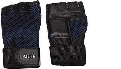 

ILARTE EASYFOT_BLACK Gym & Fitness Gloves (L, Orange, Blue, Brown, Black), Navy blue