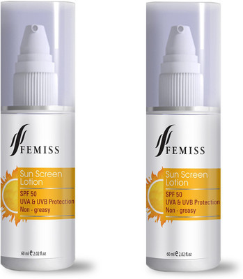 

Femiss SunScreen - SPF 50(120 ml)