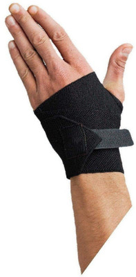 

ME Elasticised Thumb Cum Wrist Support For Men Women For Exercise Fitness Activities Thumb Support (Free Size, Black)