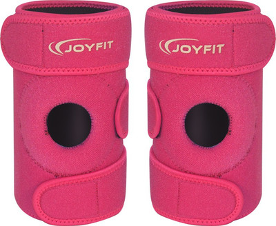 

JoyFit Knee Cap for Knee Pain, Gym, Sports, Arthritis, Workout, Running for Men and Women Knee Support (Free Size, Pink)