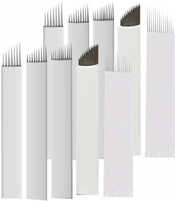 

Mumbai Tattoo Microblading Needle 13FT Disposable Flat Tattoo Needles(Pack of 10)