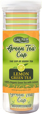 

Gruner Lemon Green Tea pack of 1 Lemon Green Tea Plastic Bottle(20 g)